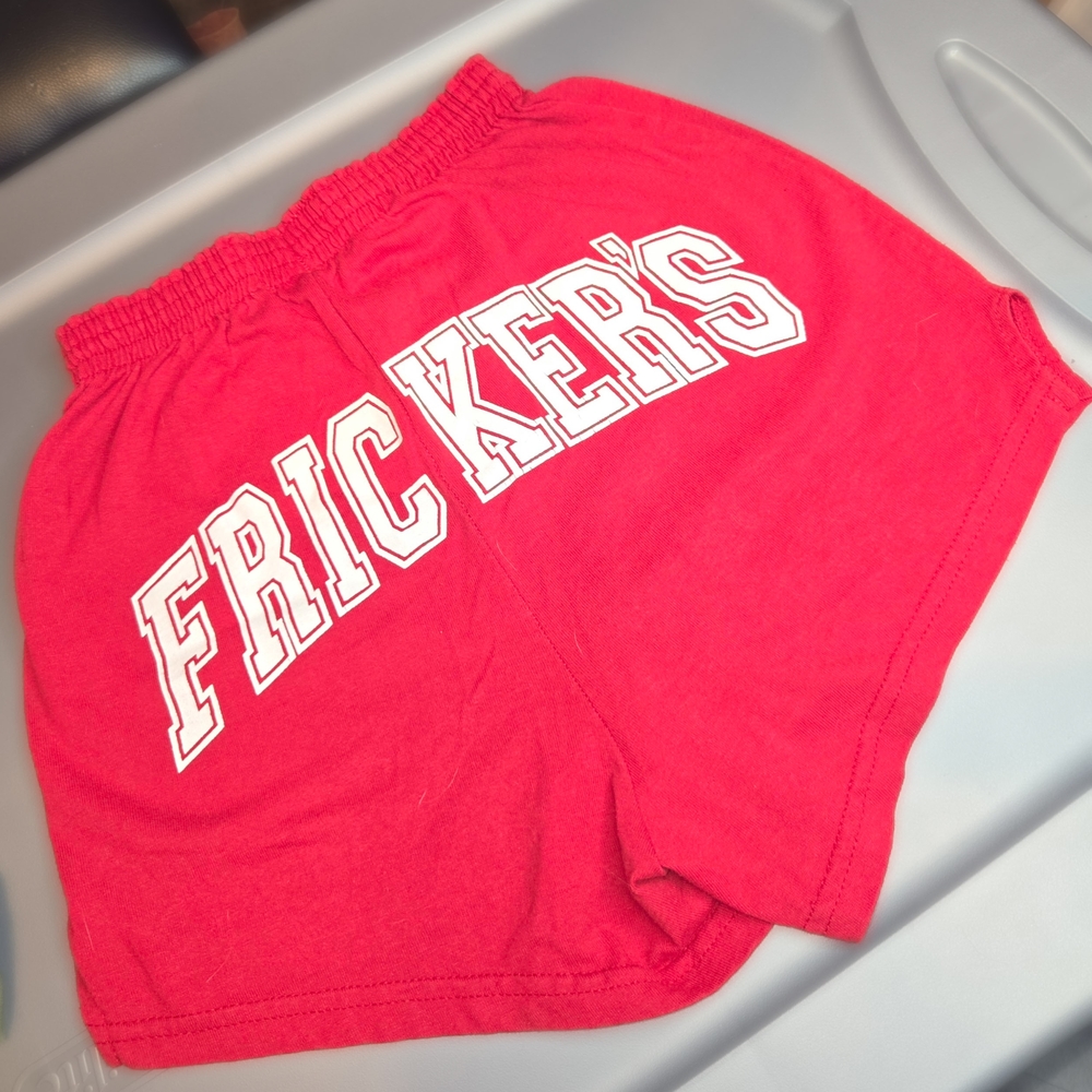 Y2K VINTAGE Dayton Ohio Red Fricker's Athletic Shorts Size XS